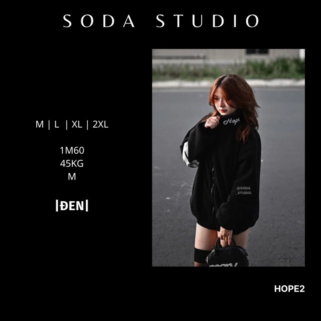 Áo Khoác Hoodie HOPE Ver 2 Unisex Nam Nữ Form Boxy Rộng – Nỉ 2 Da Cao Cấp Không Xù, Streetwear Hot Trend 2025 | BigBuy360 - bigbuy360.vn