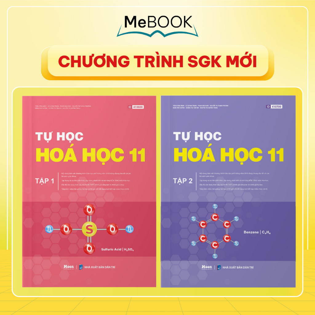 Combo 2 Sách Tự học Hoá học lớp 11 Chương trình SGK mới | Me Book