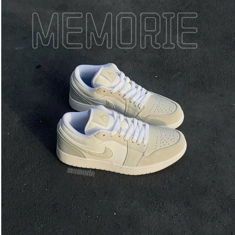 Giày Thể Thao Air JD1 Low Paris Tech Grey Màu Xám Trắng