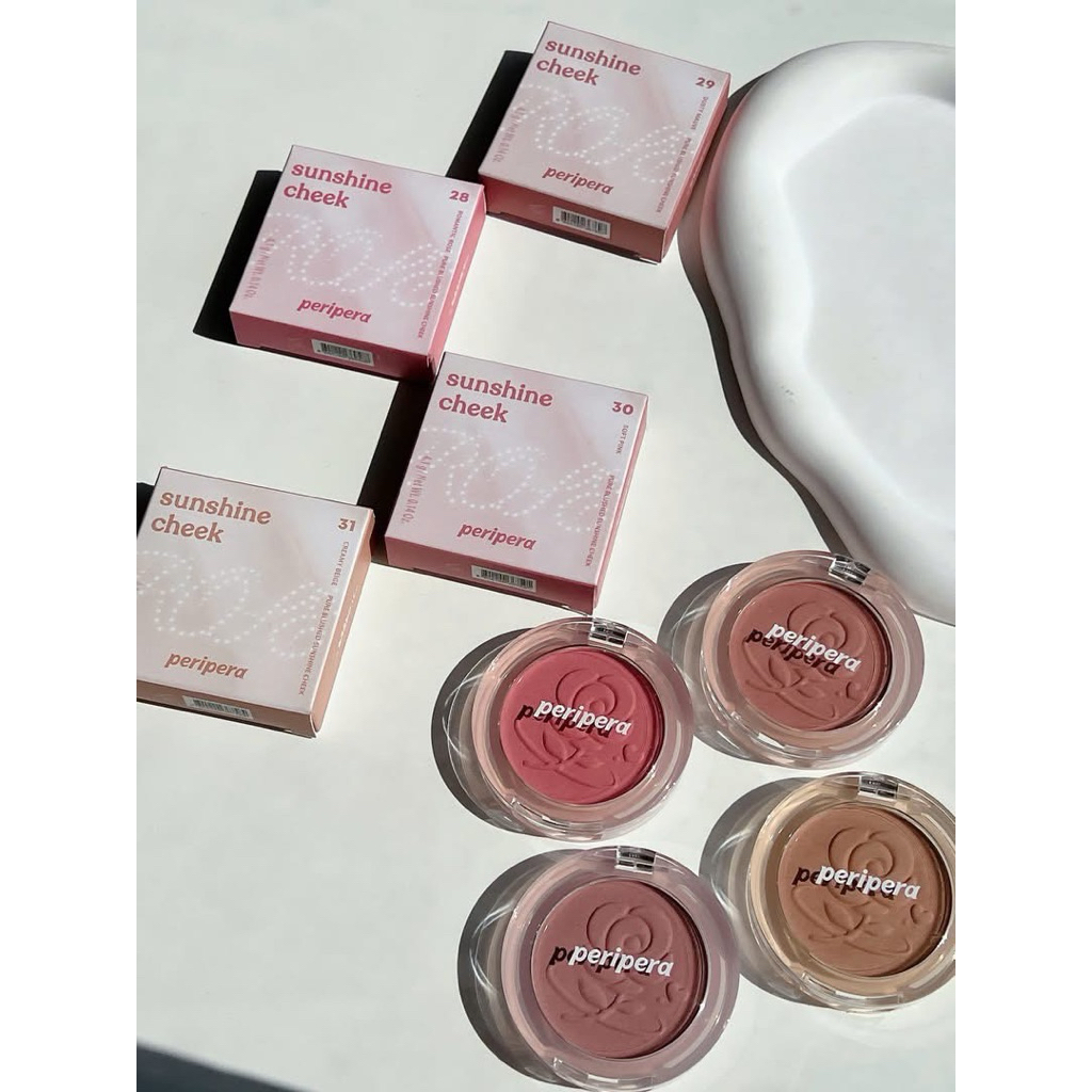 [NEW 28-29-30-31] PHẤN MÁ HỒNG PERIPERA PURE BLUSHED SUNSHINE-phiên bản mới