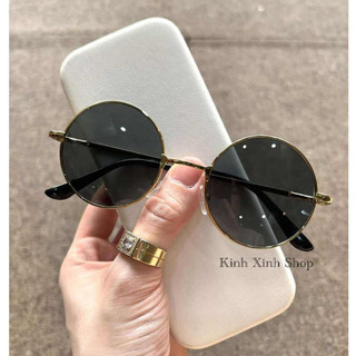Kính râm nam nữ Mắt tròn dáng nhỏ cao cấp
