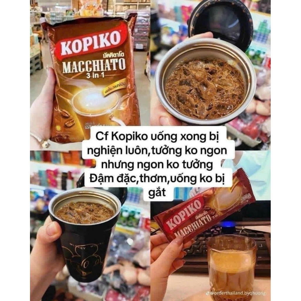 KOPIKO Machiato coffee Thái chính hãng nhặt trực tiếp