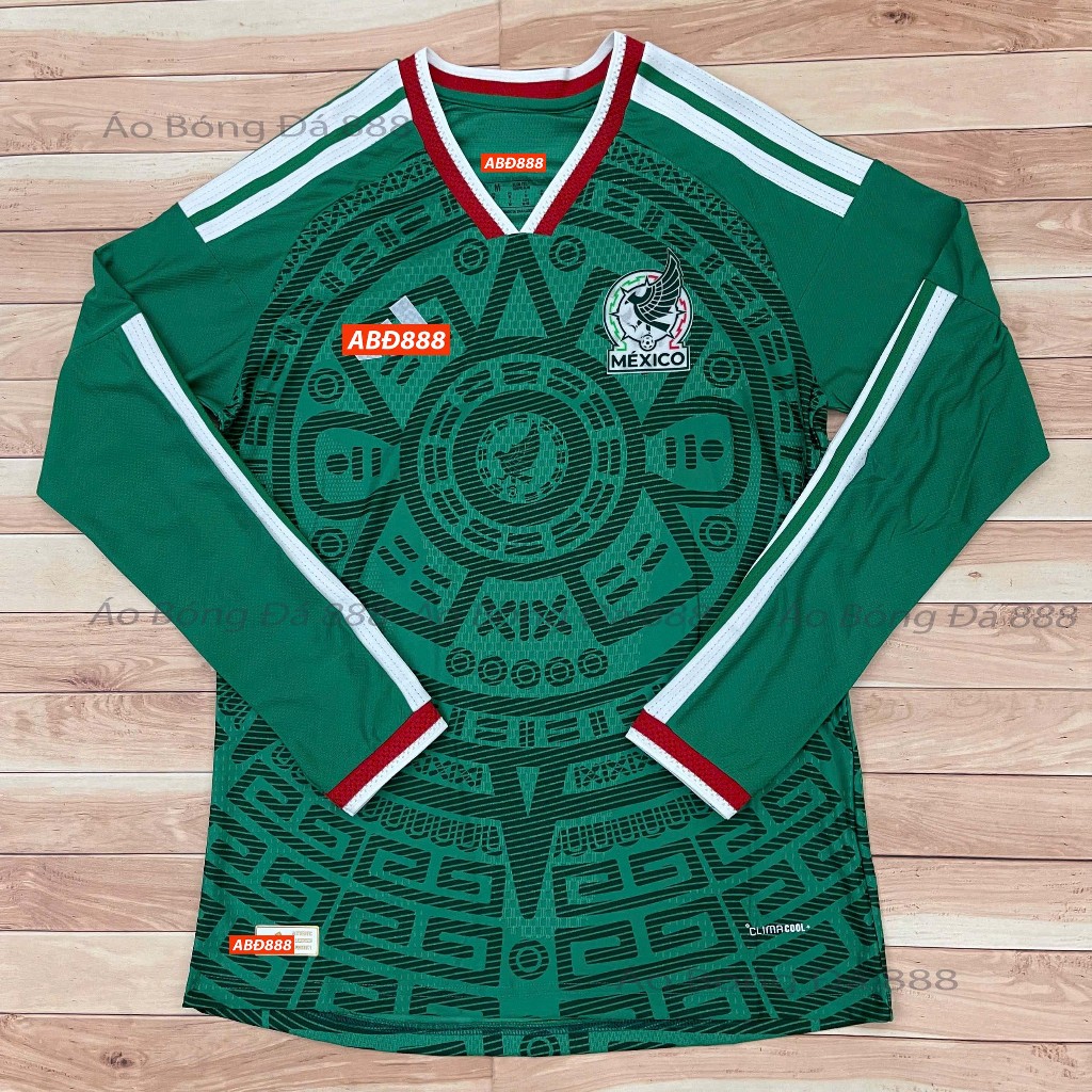 [Chỉ Có Áo] Áo Bóng Đá Player Dài Tay Đội Tuyển Bồ Mexico Sân Nhà WC 2026 - Hàng Nhập Khẩu Thailand