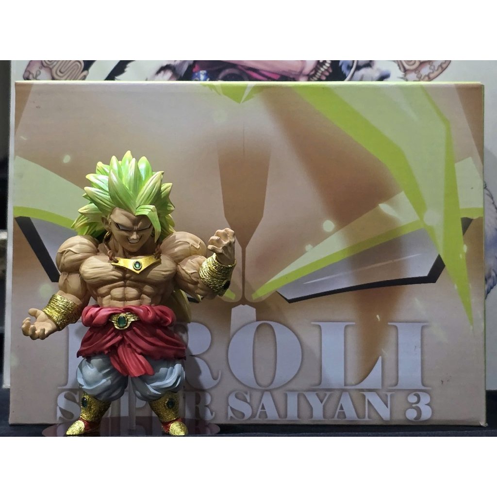 Mô hình Resin WCF chính hãng League Studio Dragon Ball Legend Saiyan Broly Super Saiyan 3