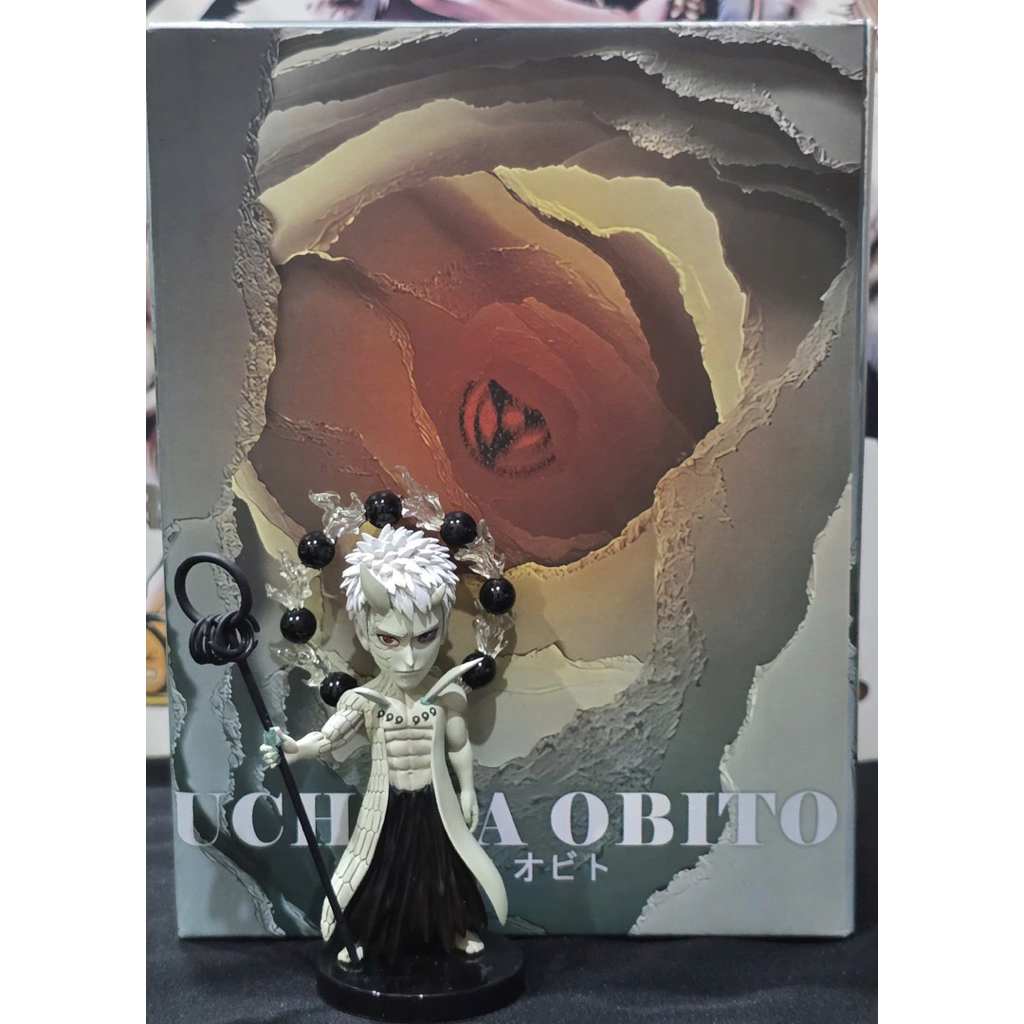 Mô hình Resin WCF chính hãng League Studio Naruto Shippuden Uchiha Obito Lục Đạo