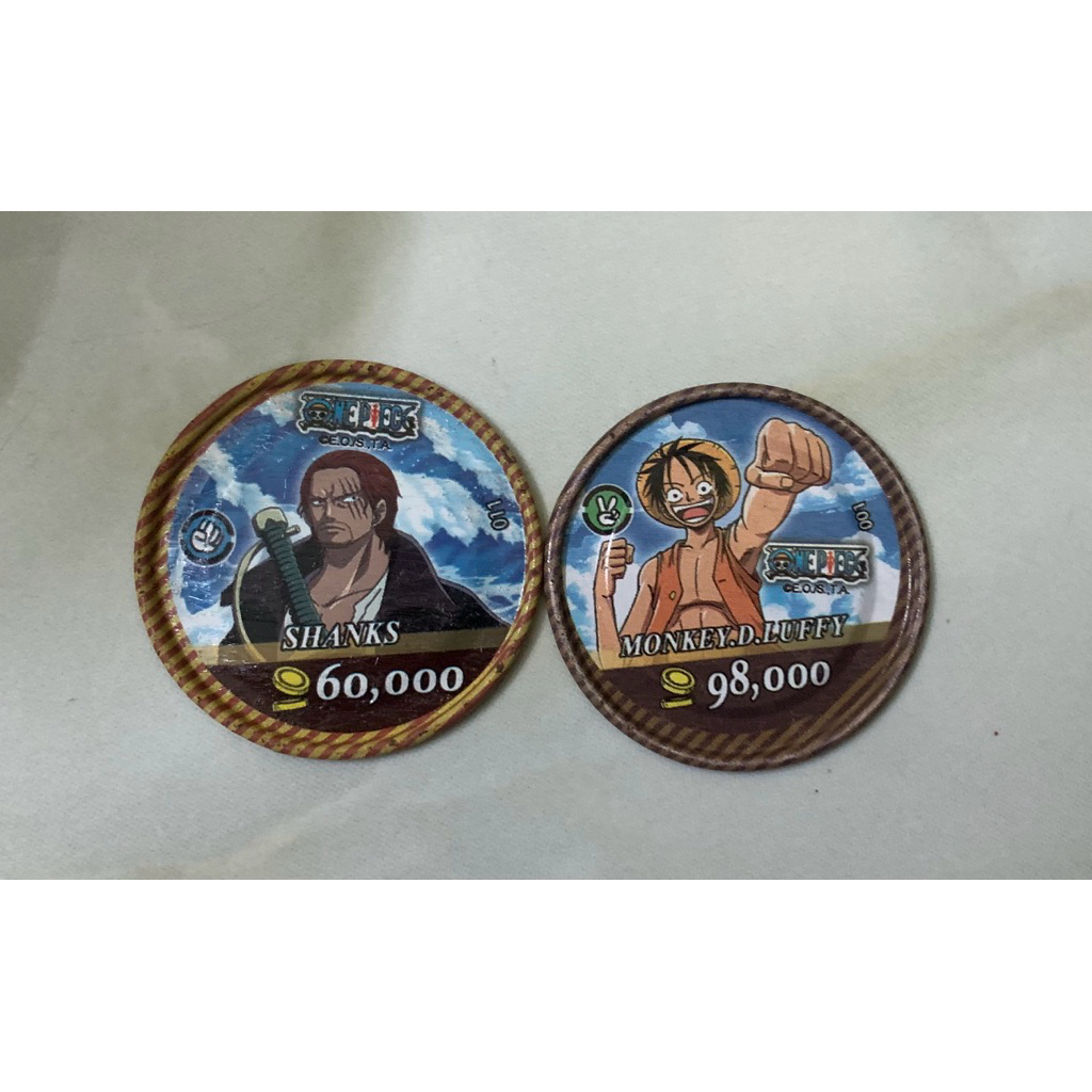 Thẻ Toonies One Piece Luffy Shanks