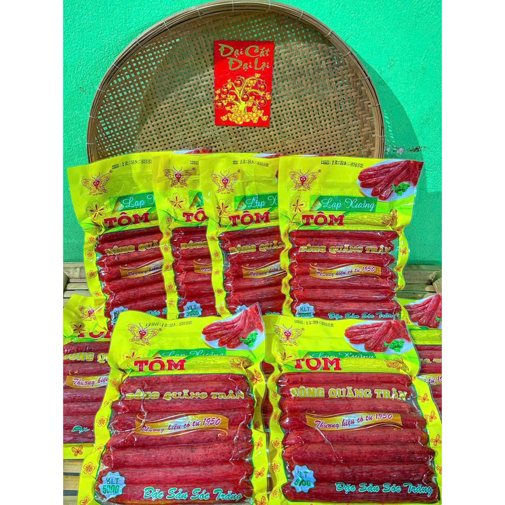Lạp xưởng tôm tiêu đen(sóc trăng) 1kg