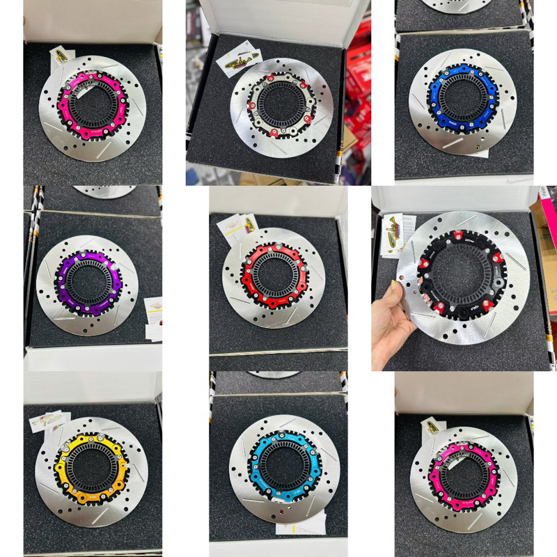 Đĩa thắng Race Floating ABS AB150 AB160 Supercup125 Ghracing size 220mm 5 lỗ