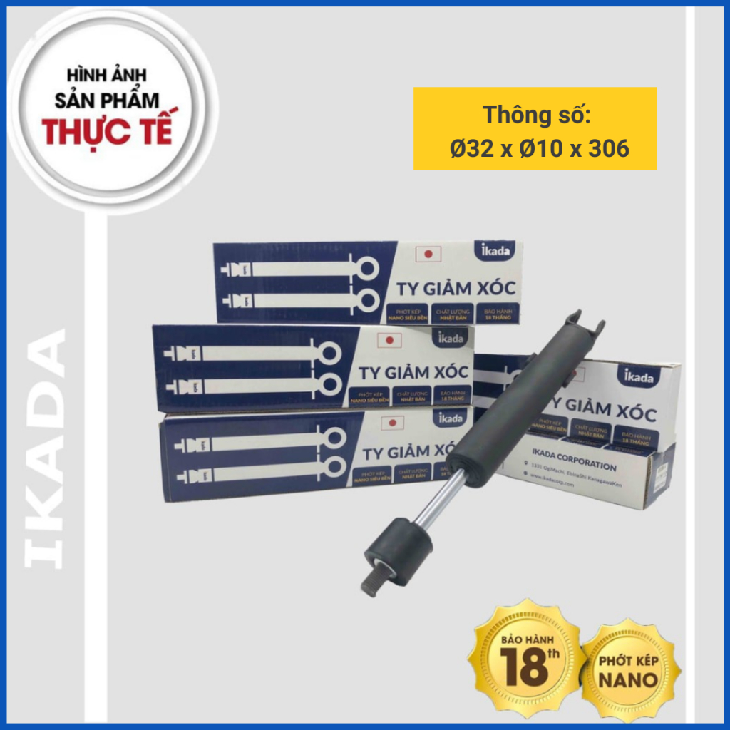 Ty giảm xóc sau LEAD 125 hiệu IKADA - bảo hành 18 tháng