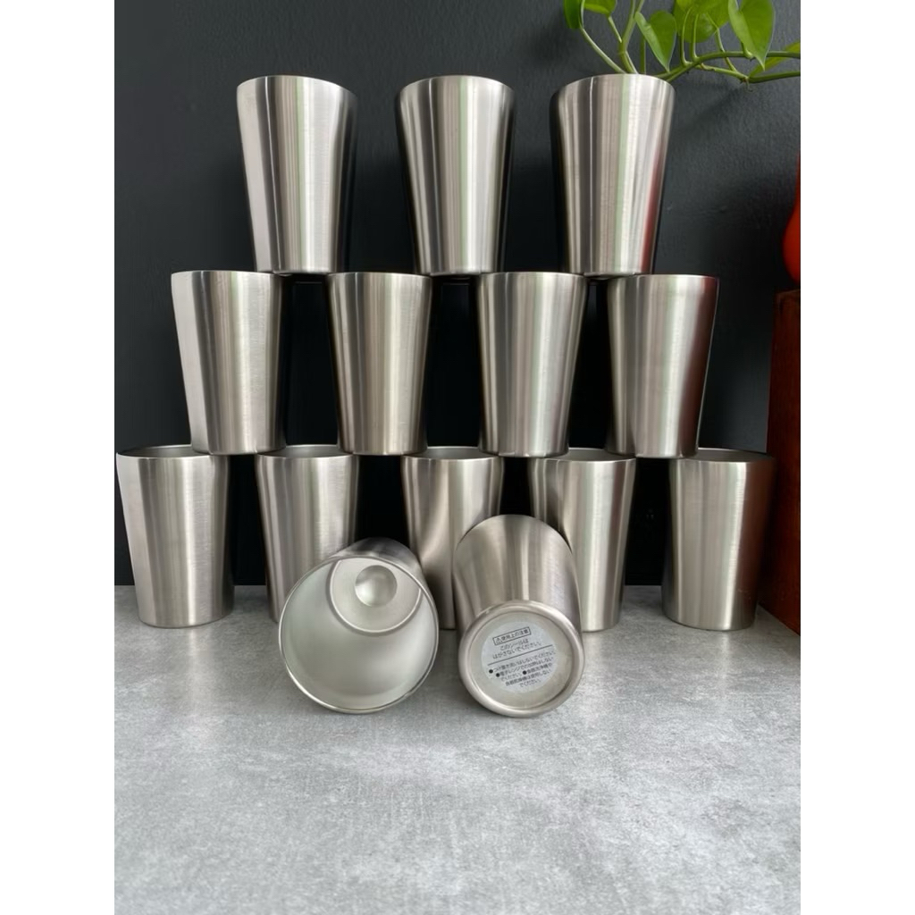 Ly Inox Giữ Nhiệt Nhật Bãi 450ml – Giữ Lạnh Nóng Lâu, Chống Gỉ