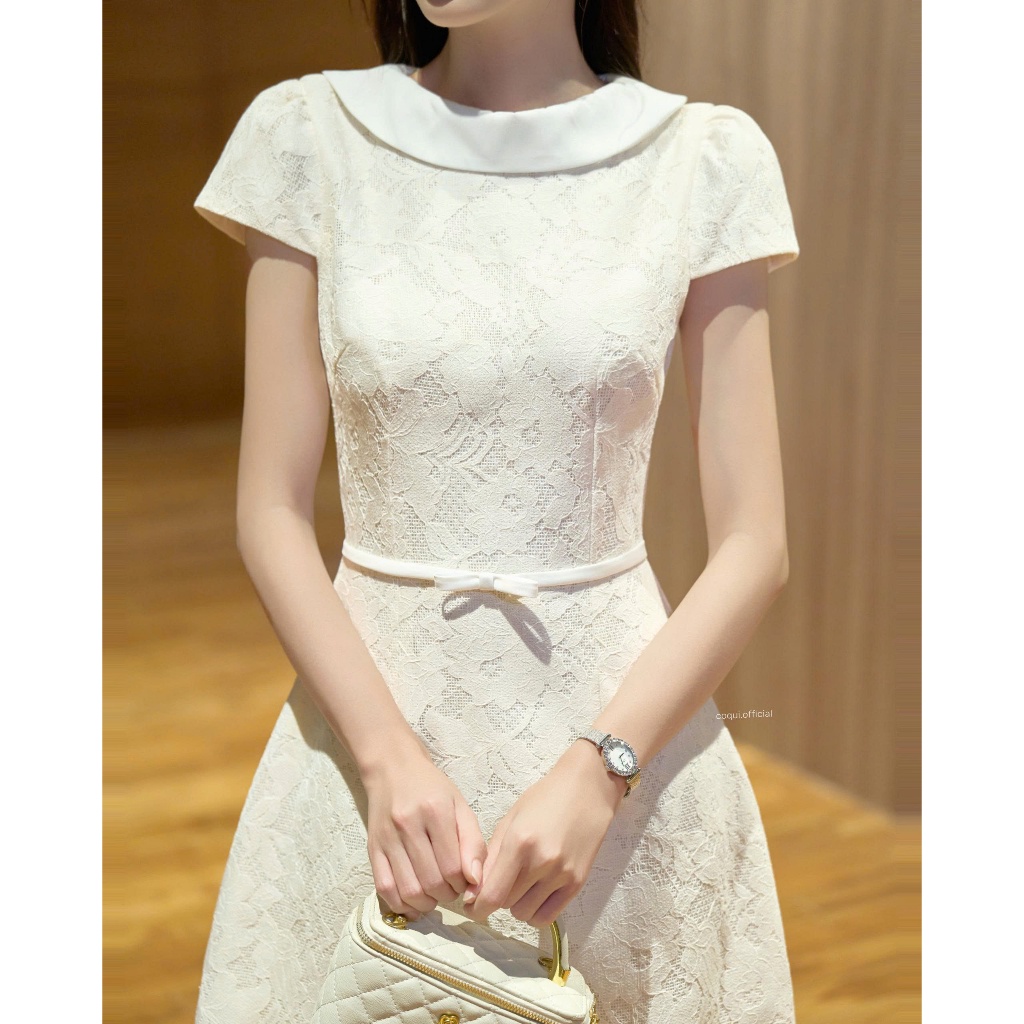 [Tặng dây thắt lưng] Đầm thiết kế dáng ngắn chữ A SENCIA DRESS - COQUI, | BigBuy360 - bigbuy360.vn