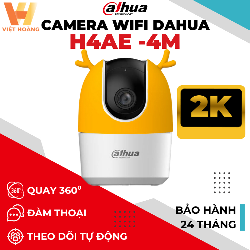 [NEW] Camera Dahua Trong Nhà H3AE-H5AE-C3A-C5A-H3B-H5B, Camera Trong Nhà Thông minh, Đàm Thoại 2 Chi