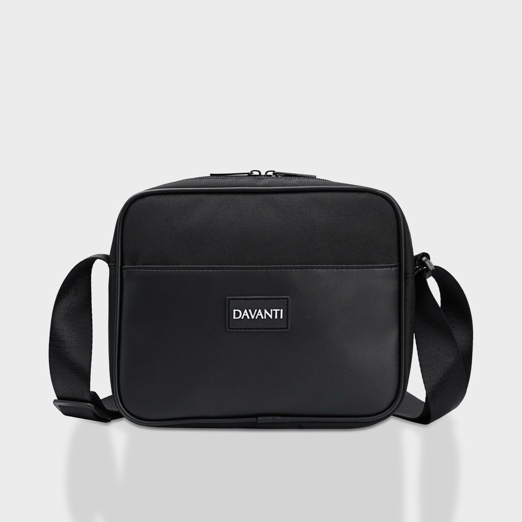 Túi Đeo Chéo Canvas Phối Da Thời Trang Năng Động DV309