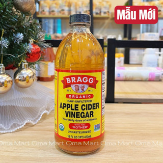 Giấm Táo Hữu Cơ Bragg - Hàng Mỹ