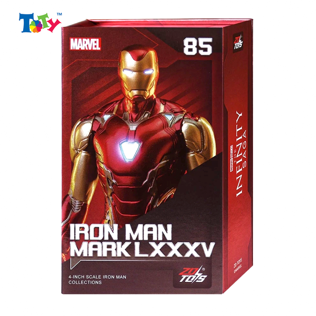 (Chính Hãng ZD Toys) Mô Hình Marvel Nhân Vật Iron Man (4inch) (MK85, MK03, MK 50, MK46, MK03, MK06, 