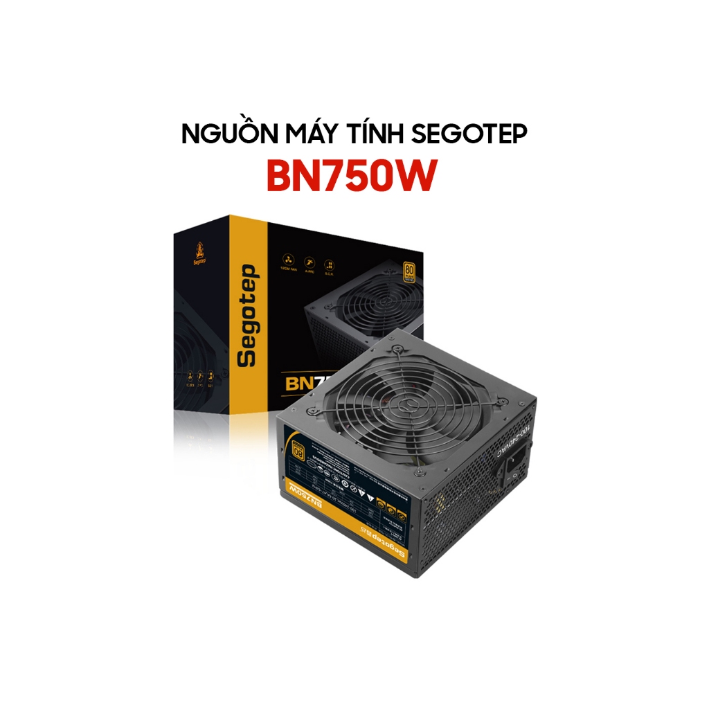 Nguồn máy tính Segotep BN750W 80 Plus Bronze ATX 3.0 PCIe 5.1