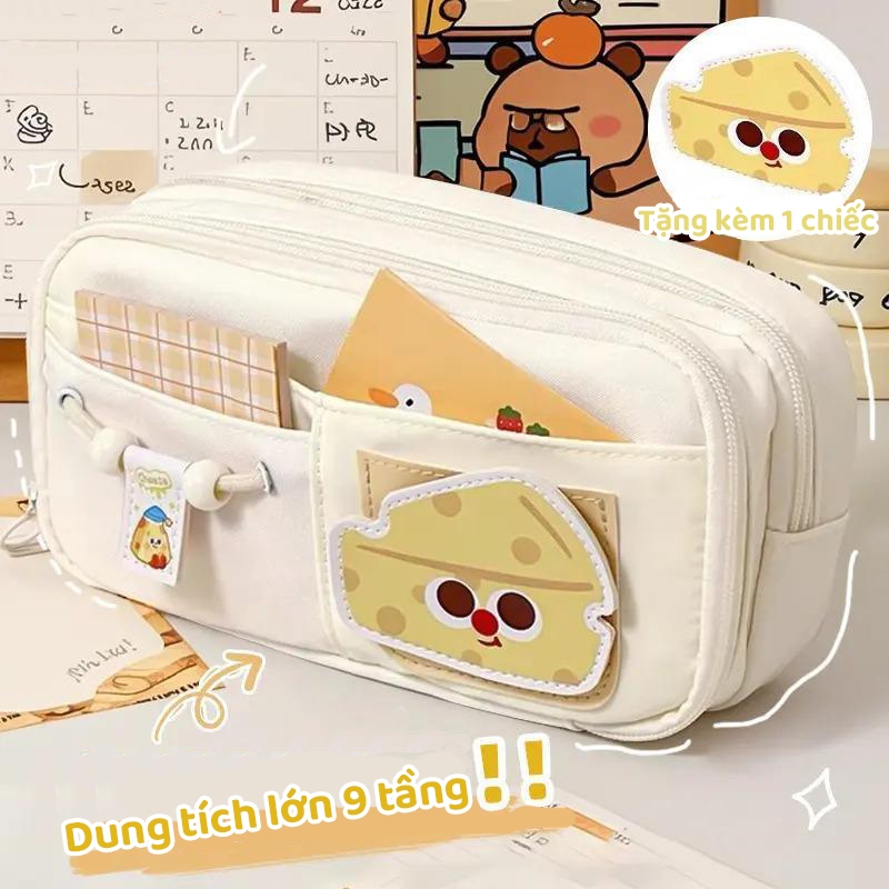 Bóp Đựng Bút MUYUAN – Mẫu Mới, Chống Nước, Nhiều Ngăn Siêu Tiện