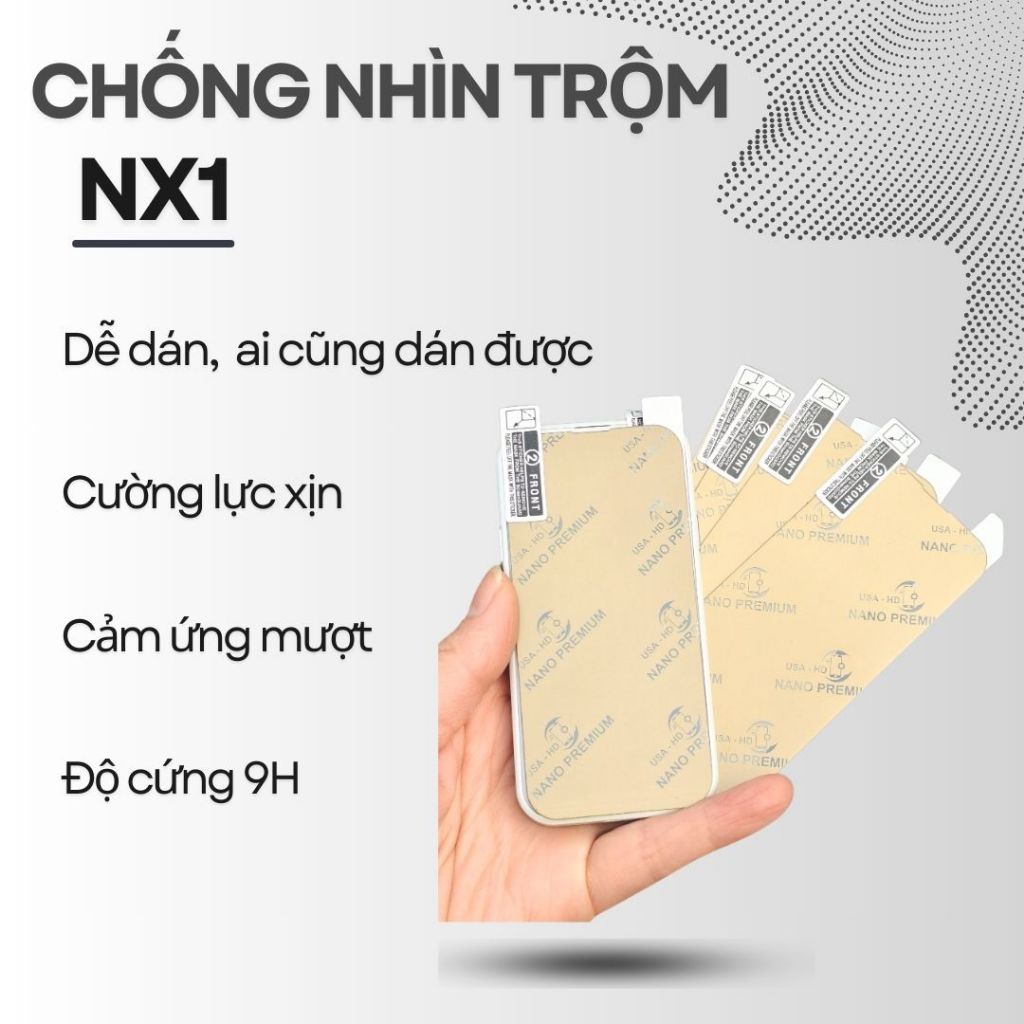 Chống Nhìn Trộm NX1 2026 - Cường lực