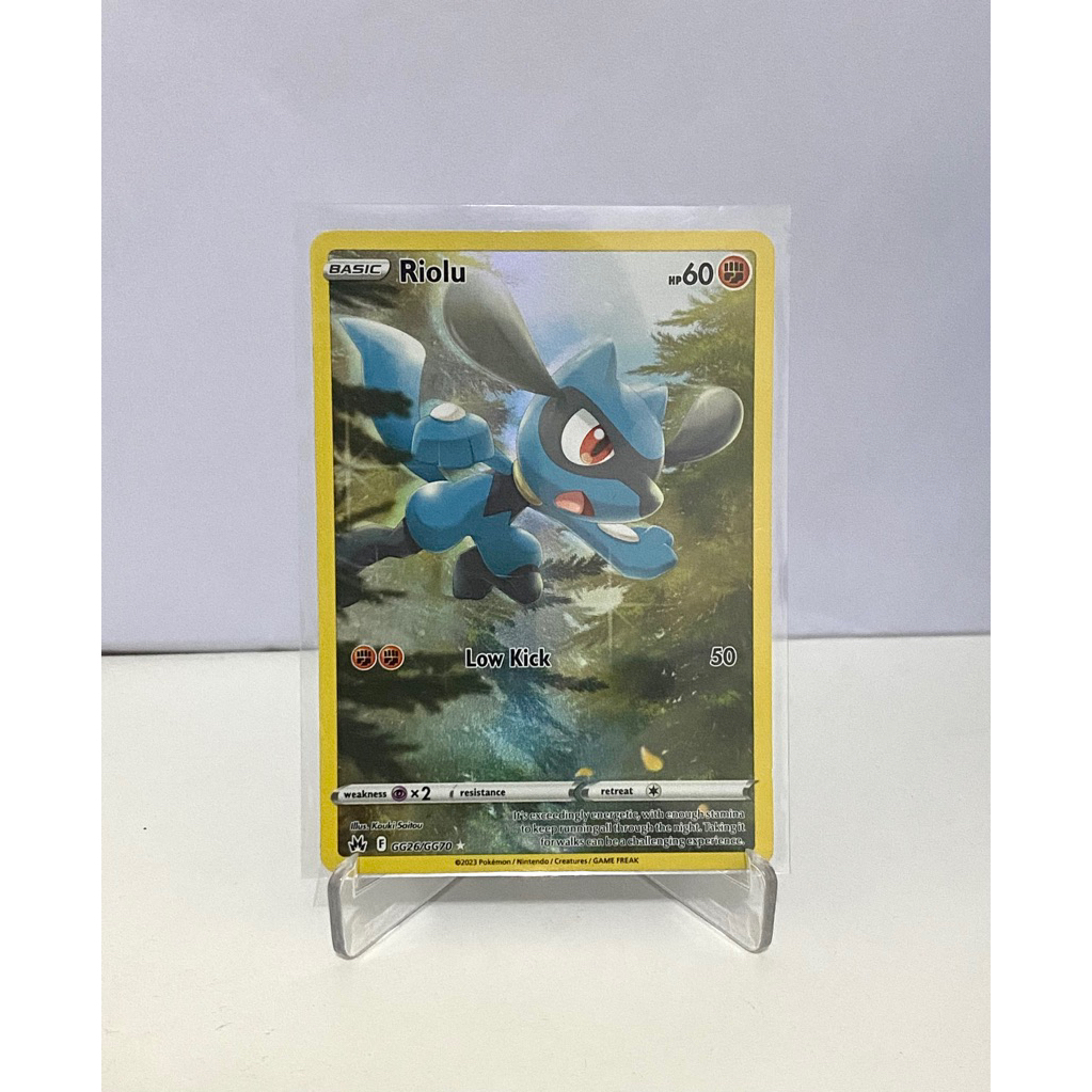 Thẻ Pokemon TCG English Crown Zenith Riolu [GG26/GG70]