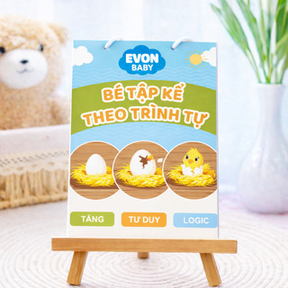 Thẻ phát triển kỹ năng giao tiếp EVON - Giúp Bé Tập Nói Sớm - TẬP KỂ THEO TRÌNH TỰ
