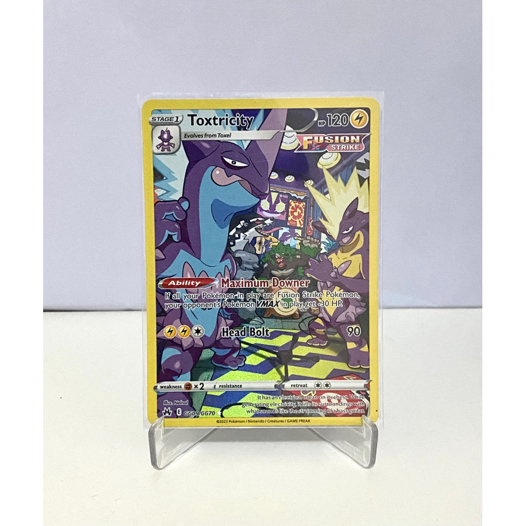 Thẻ Pokemon TCG English Crown Zenith Toxtricity [GG09/GG70]