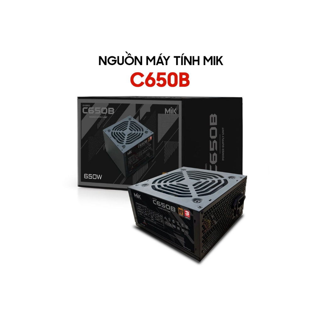Nguồn Máy Tính MIK C650B 650W