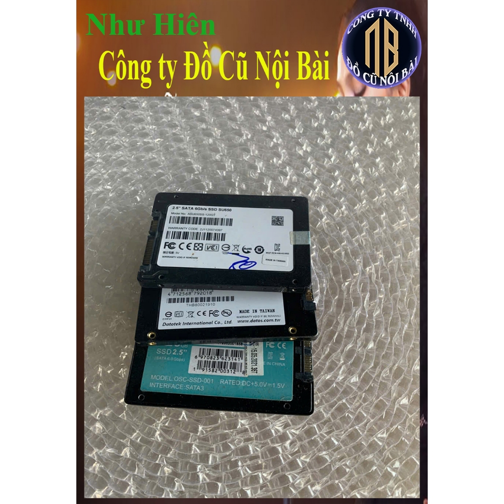Ổ Cứng SSD, M2, NVMe, HDD Tháo Máy Laptop Các Loại 512G, 256G, 120G