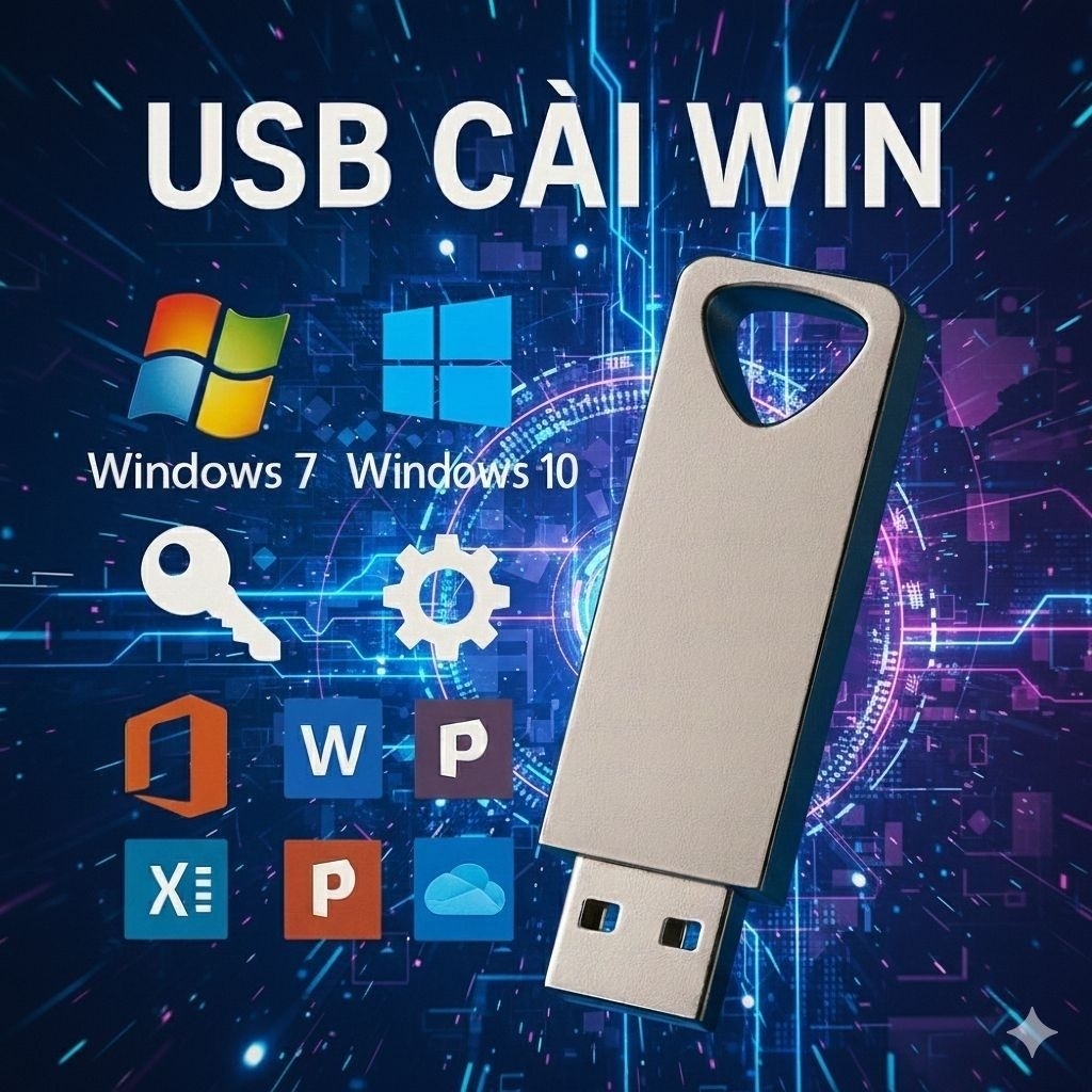 USB Cài đặt hệ điều hành Cài ,Win. 7 10 11 - máy tính để bàn và laptop