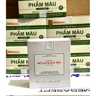 Bộ kiểm tra độ sạch bát đĩa ( gồm tinh bột và tinh dầu)