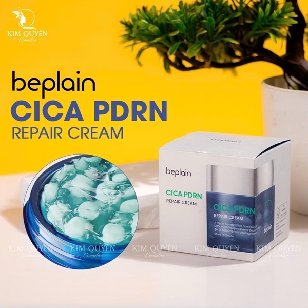 Bộ đôi Tinh chất và Kem dưỡng phục hồi Beplain Cica PDRN Repair Cream