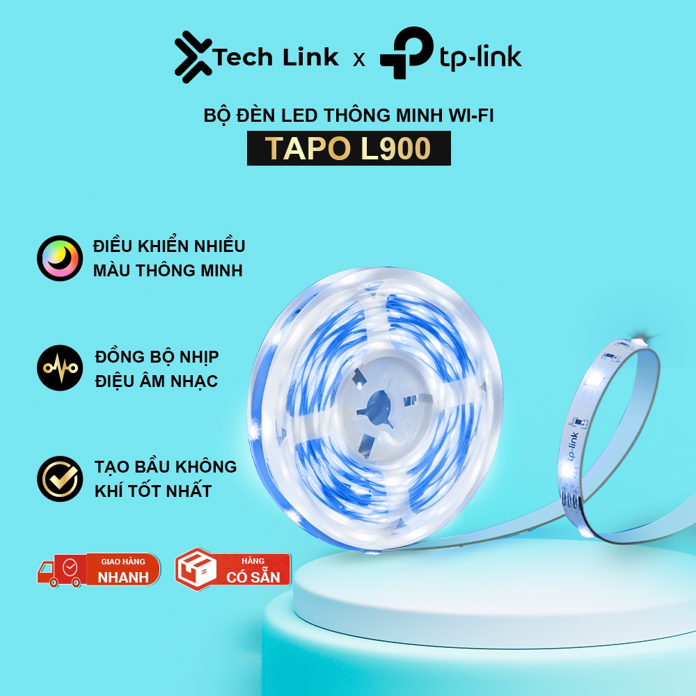 [Hỏa Tốc] Bộ Led Dây TP-Link Tapo L900-5 / L920-5 / L930-5 WiFi Điều Khiển Thông Minh Nhiều Màu Sắc,