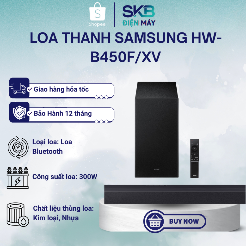 Loa thanh Samsung HW-B450F/XV - Bảo Hành Chính Hãng 12 Tháng