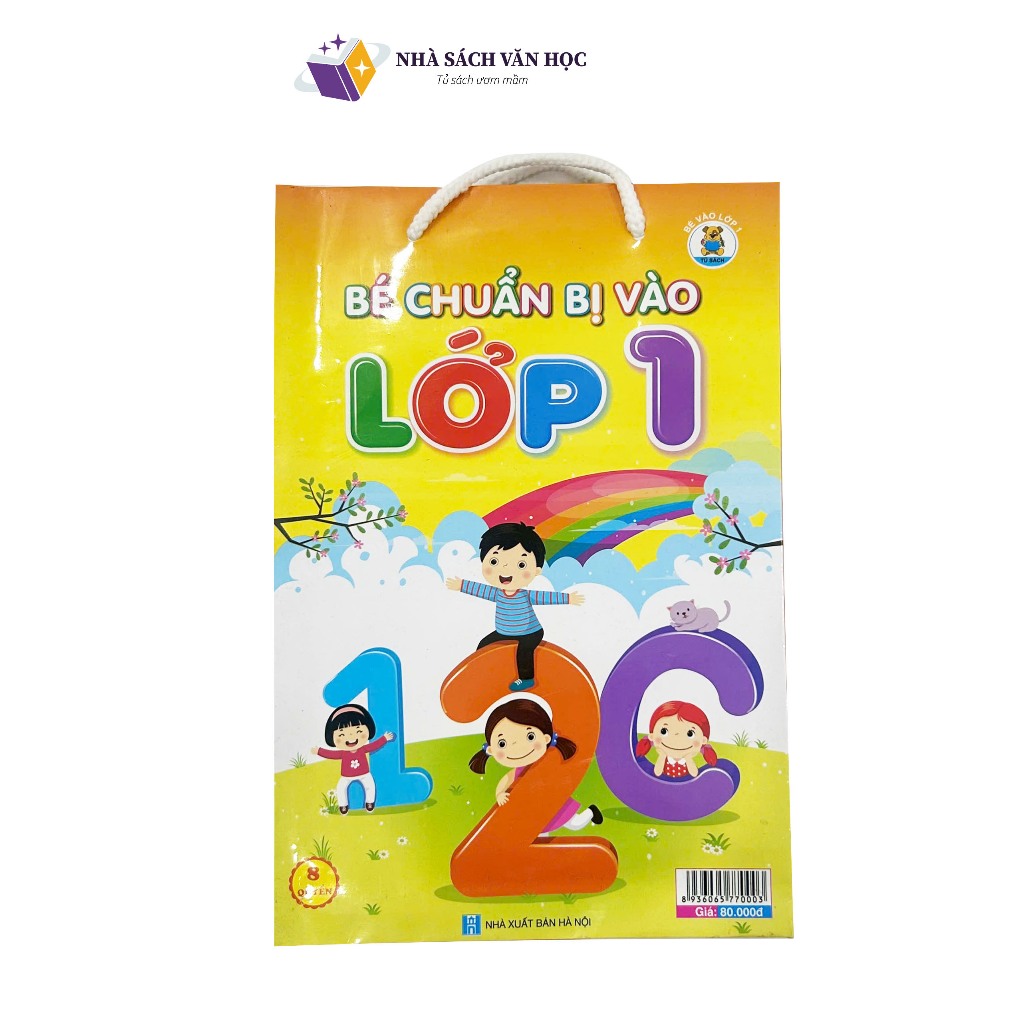 Sách - Bé Chuẩn Bị Vào Lớp 1 - Tủ Sách Bé Vào Lớp 1 - Túi 8 Cuốn