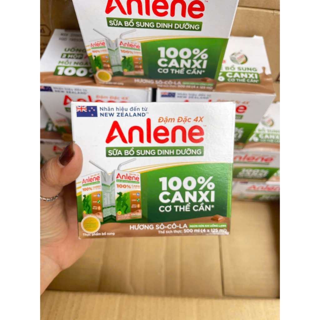 [CHÍNH HÃNG]  COMBO 4 Lốc sữa nước Anlene vị sô 110ml - date 8.2026