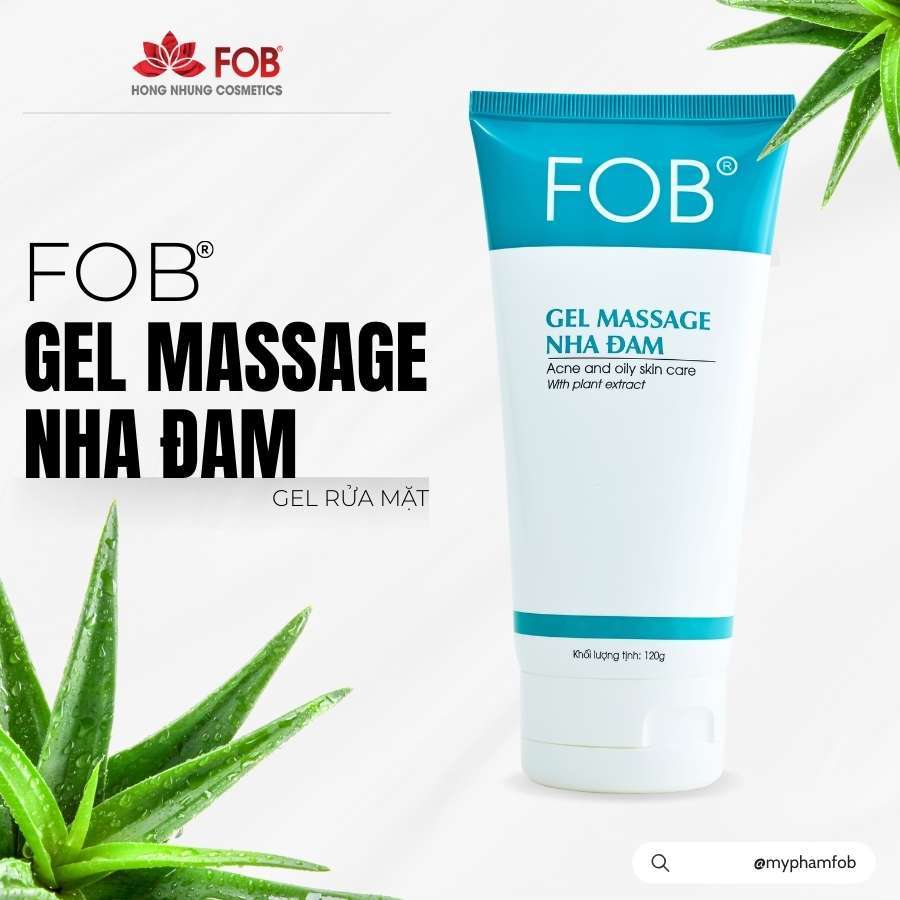 Sữa rửa mặt FOB GEL MASSAGE NHA ĐAM