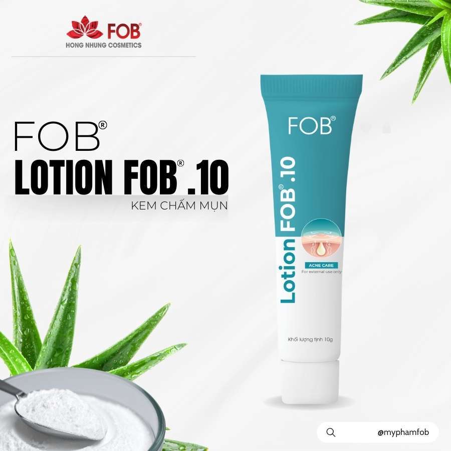 Kem chấm mụn FOB LOTION 10 10g