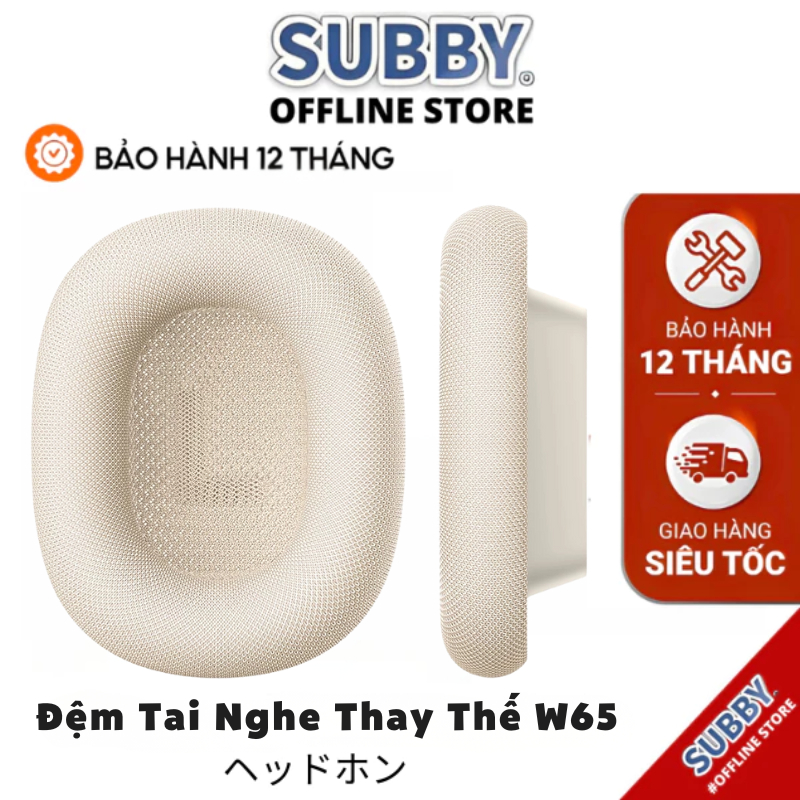 [1 Đôi] Đệm tai nghe thay thế W65 - Airpod Max - Hoco hàng đủ 6 màu