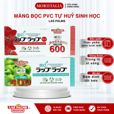 Màng Bọc Thực Phẩm Las Palms Mission - Chất liệu PVC, Tự phân hủy sinh học