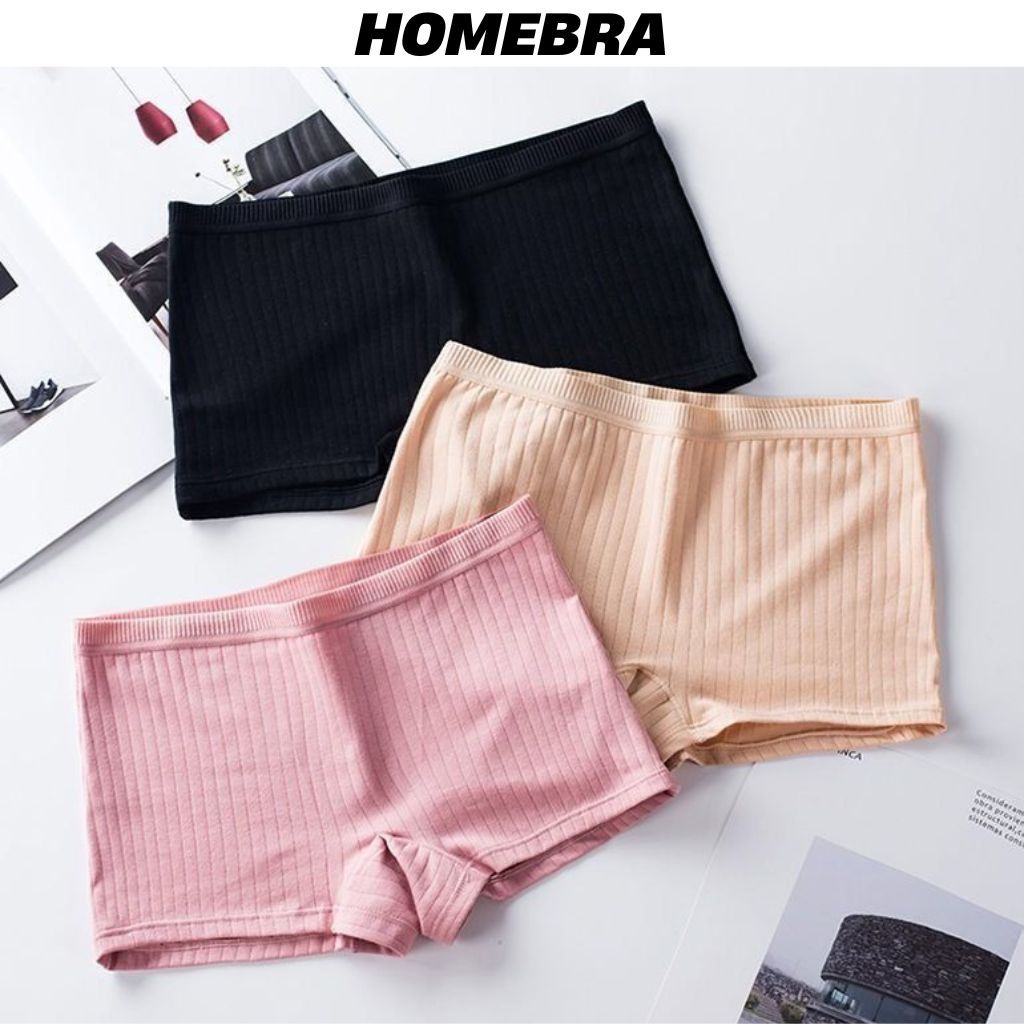Quần mặc trong váy bảo hộ chống lộ Quần lót đùi nữ chất cotton mềm mại cạp vừa ôm dáng HOMEBRA V4116