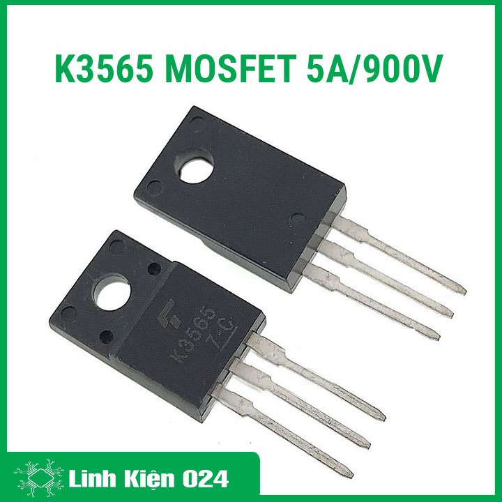 Linh kiện K3565 Mosfet 3 chân cắm GDS 5A/900V N-CH