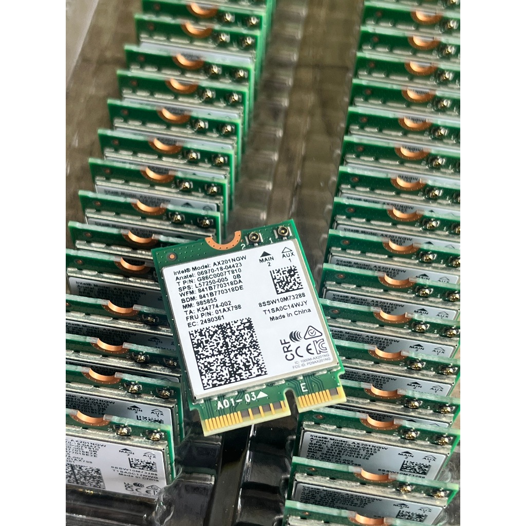 CARD Intel® Wi-Fi 6 AX201NGW - hàng new chính hãng