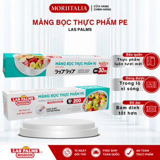 Màng Bọc Thực Phẩm PE Las Palms Mission, 30cm x 200m, Đạt chuẩn FDA của Mỹ, Không chứa DEHA & DEHP