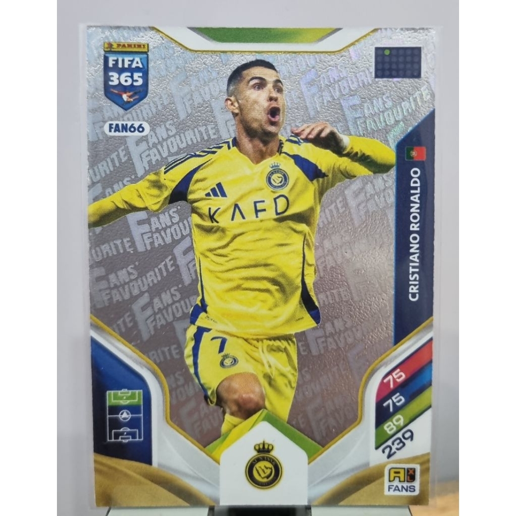 Thẻ bài Ronaldo Cr7 Fan Favourite Panini 365 Adrenalyn 2026 chính hãng giá rẻ.