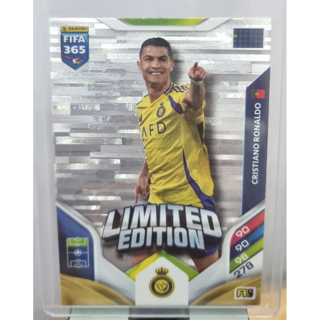Thẻ bài Ronaldo CR7 Limited Edition Panini 365 Adrenalyn 2026 chính hãng