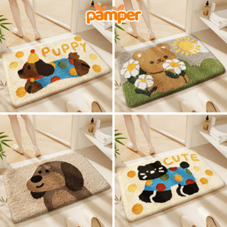 Thảm Lau Chân Nhà Tắm PAMPER Lông Cừu Siêu Thấm Hút, Thảm Lau Chân Hoạt Hình Dễ Thương 40*60cm