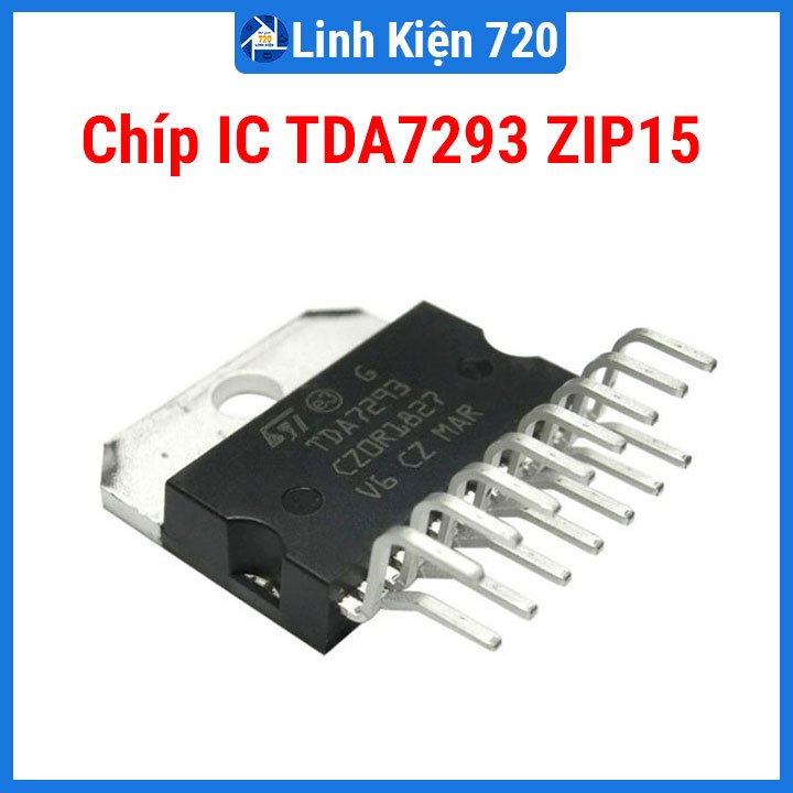 IC TDA7293 ZIP15 - IC công suất khuếch đại âm thanh chất lượng, giá rẻ