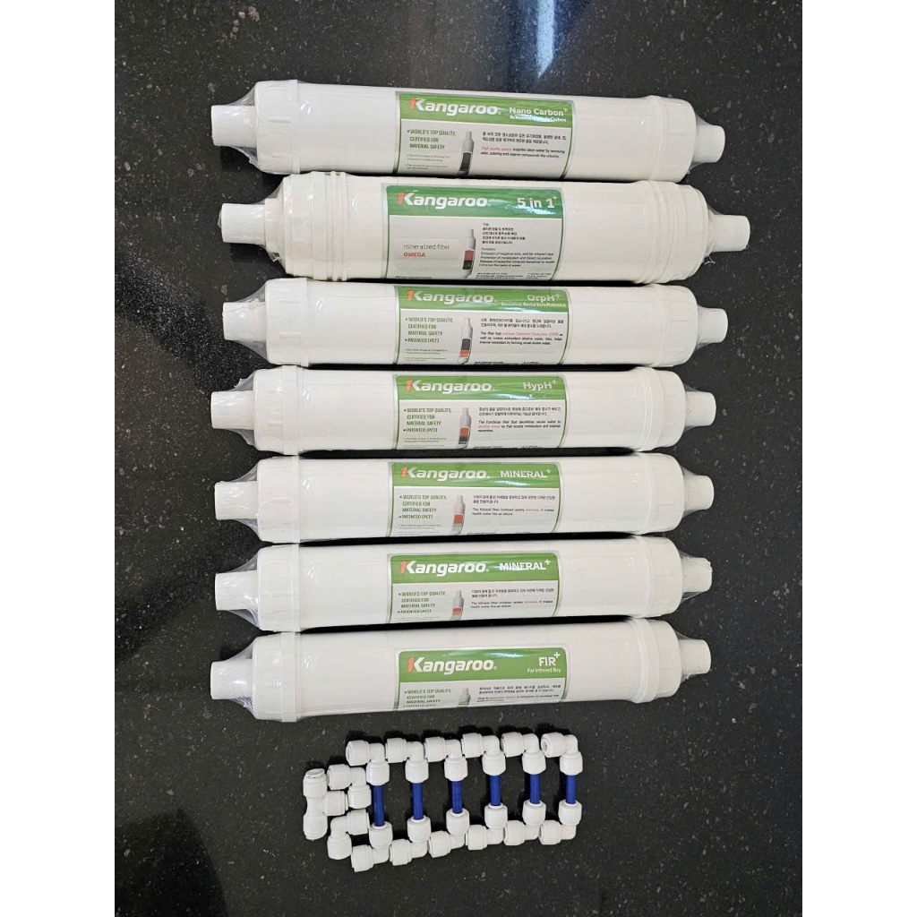 Combo 7  Lõi Lọc chức năng Kangaroo - Dùng thay cho model KG11A11, KG100HC3, KG100HC2, KG100EHC...