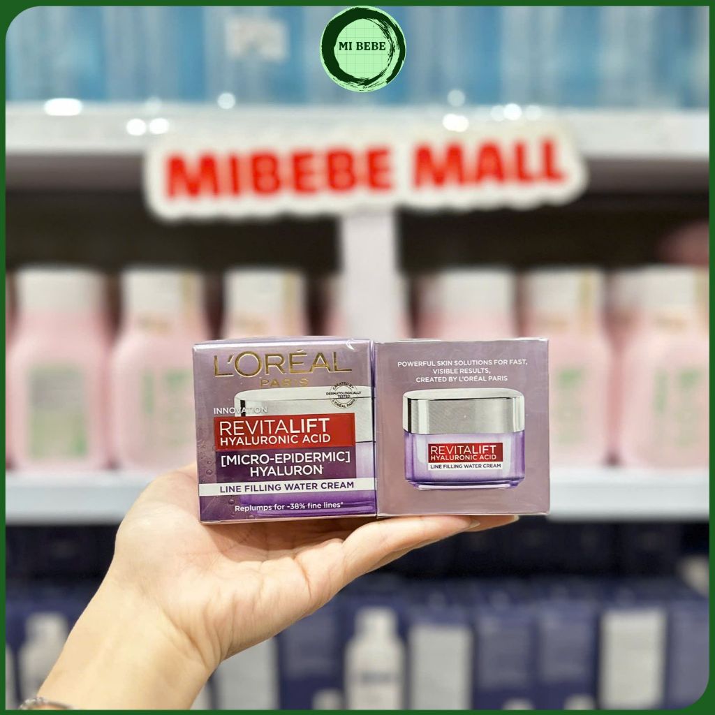 Kem Dưỡng Loreal Paris Revitalift Hyaluronic Acid Line Filling Water Cream L'Oréal Paris Cấp Ẩm 50ml