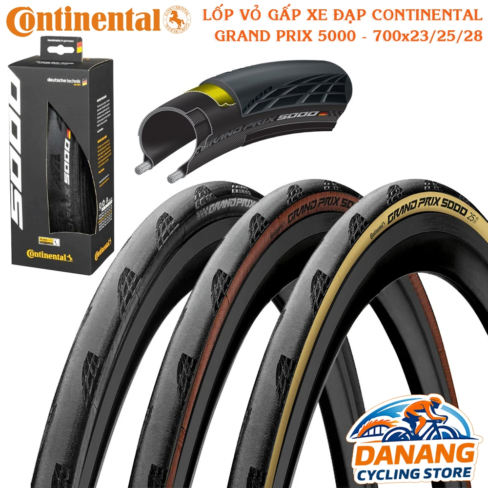 Lốp Vỏ xe đạp Road Continental Grand Prix 5000 – 700x23C / 700x25C – Chính hãng