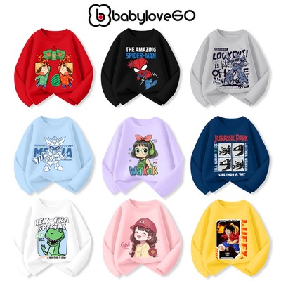 XẢ KHO Áo thu đông dài tay cho bé trai bé gái BabyloveGO mẫu mới nhất in hình độc đáo (GIAO MẪU NGẪU NHIÊN)